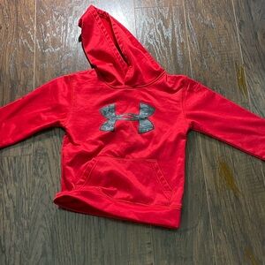 Under Armour Red Logo Hoodie